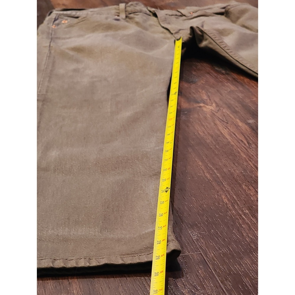 Levi's 505 Men's Denim Jeans, Size 33x30, Green, Regular Fit, Straight Leg - Picture 6 of 6